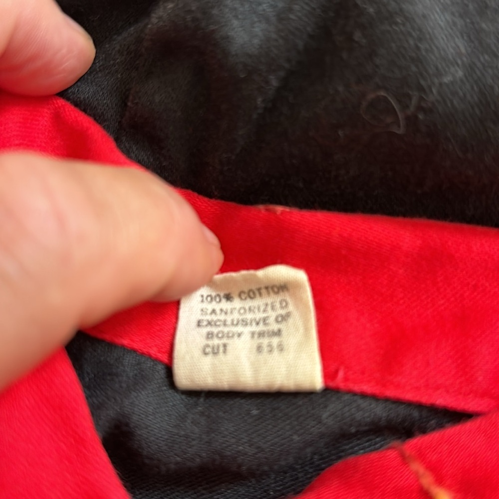 1960’s Walls of Texas girls size 7 fringed black/red 100% cotton cowgirl outfit - Picture 7 of 15